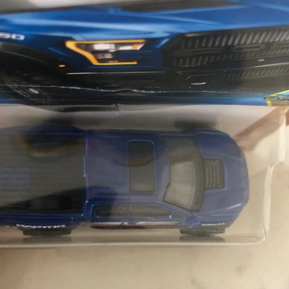 Mattel Hot Wheels Blue Ford F-150 Raptor